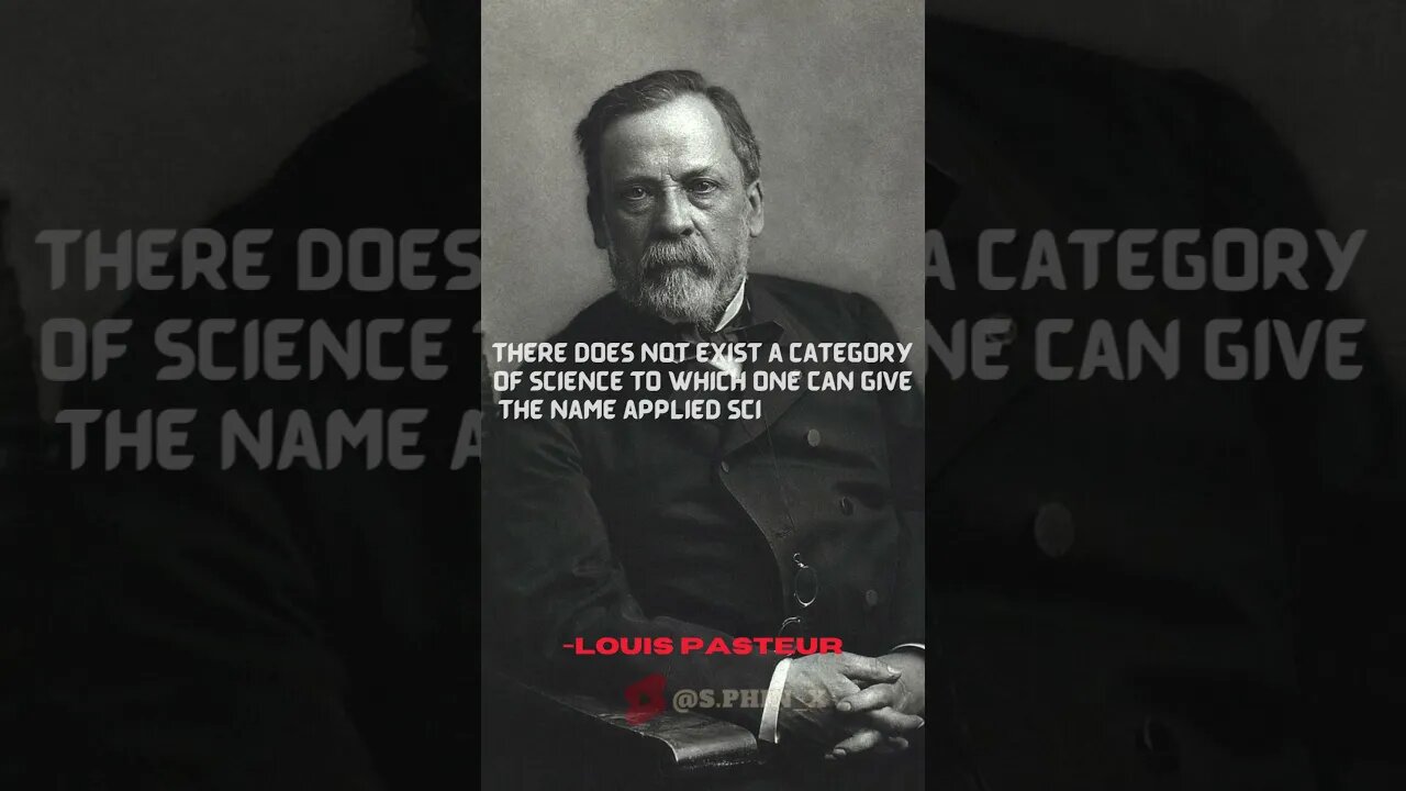 LOUIS PASTEUR #shorts #motivational #facts #subscribe