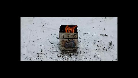 Mini FIre, -10C, Windy