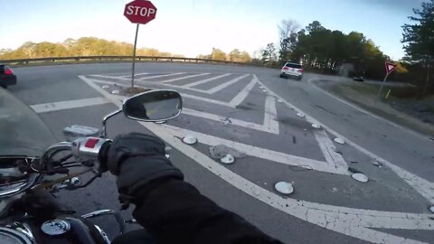 Riding a Motorcycle in 29 Degrees