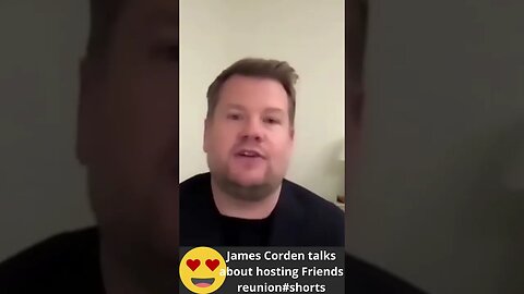 James Corden talks about hosting Friends reunion #shorts
