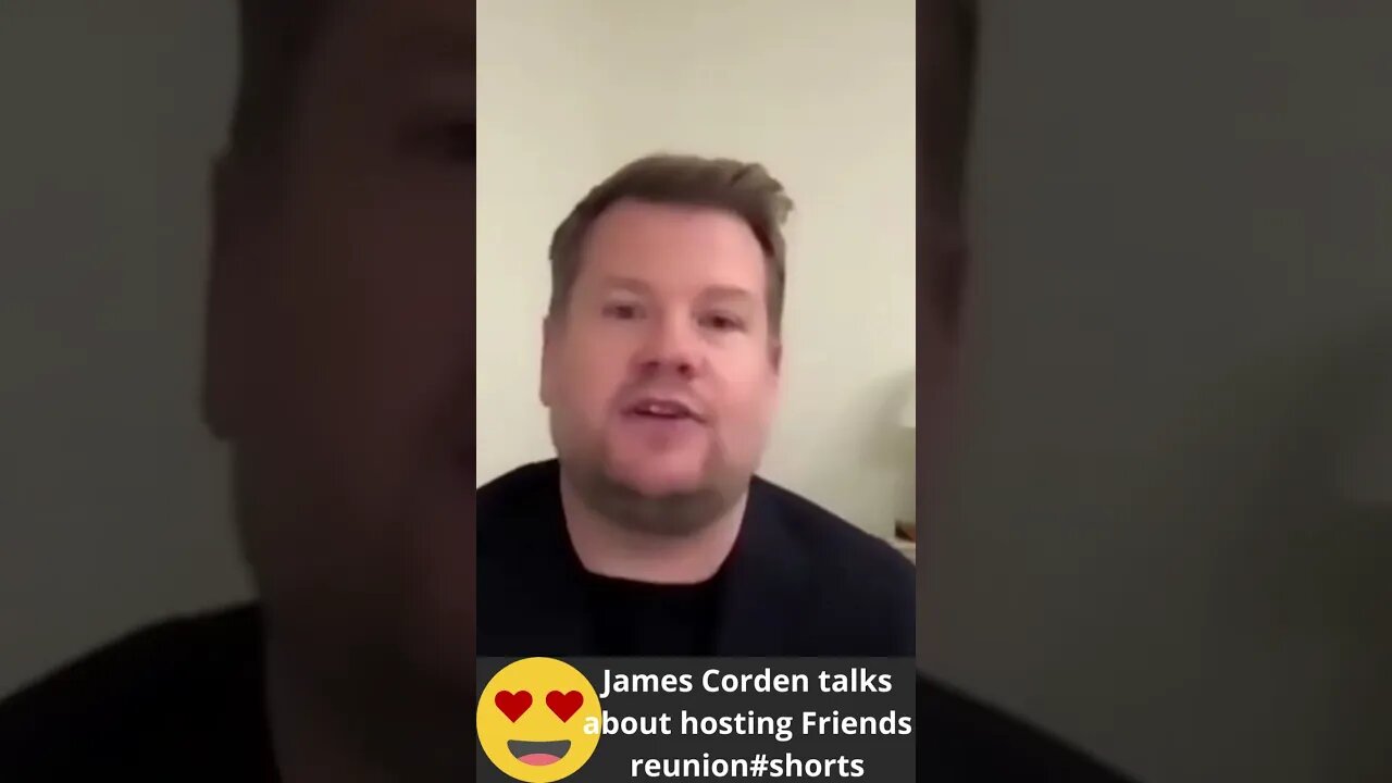 James Corden talks about hosting Friends reunion #shorts