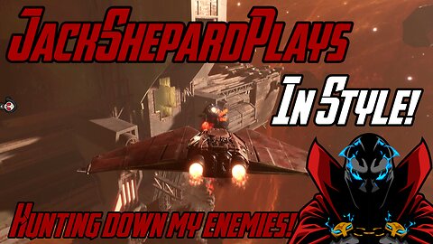 Hunting down the enemy in the Red Baron Spaceship - Marauders