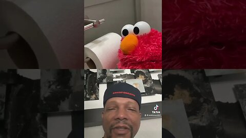 Elmo after eating an edible