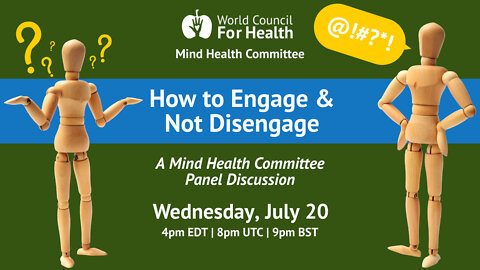 How to Engage & Not Disengage | Mind Health Connection Room