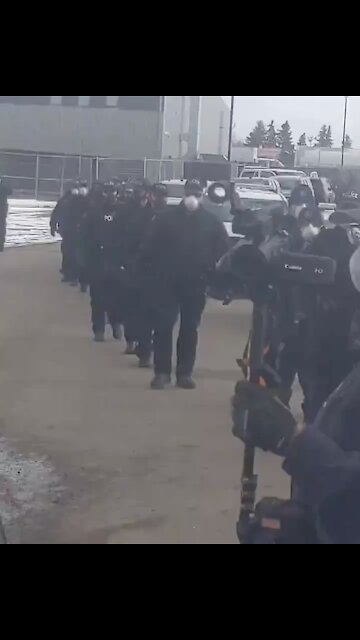 HORRIFYING: 200 Riot Police Shut Down Church Defying Lockdown in Canada