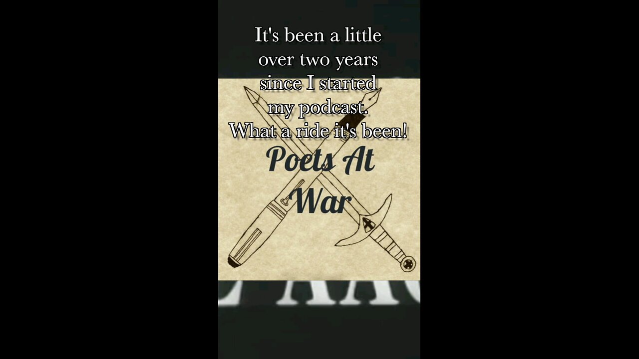 The first episode of Poets At War. what a ride it's been!