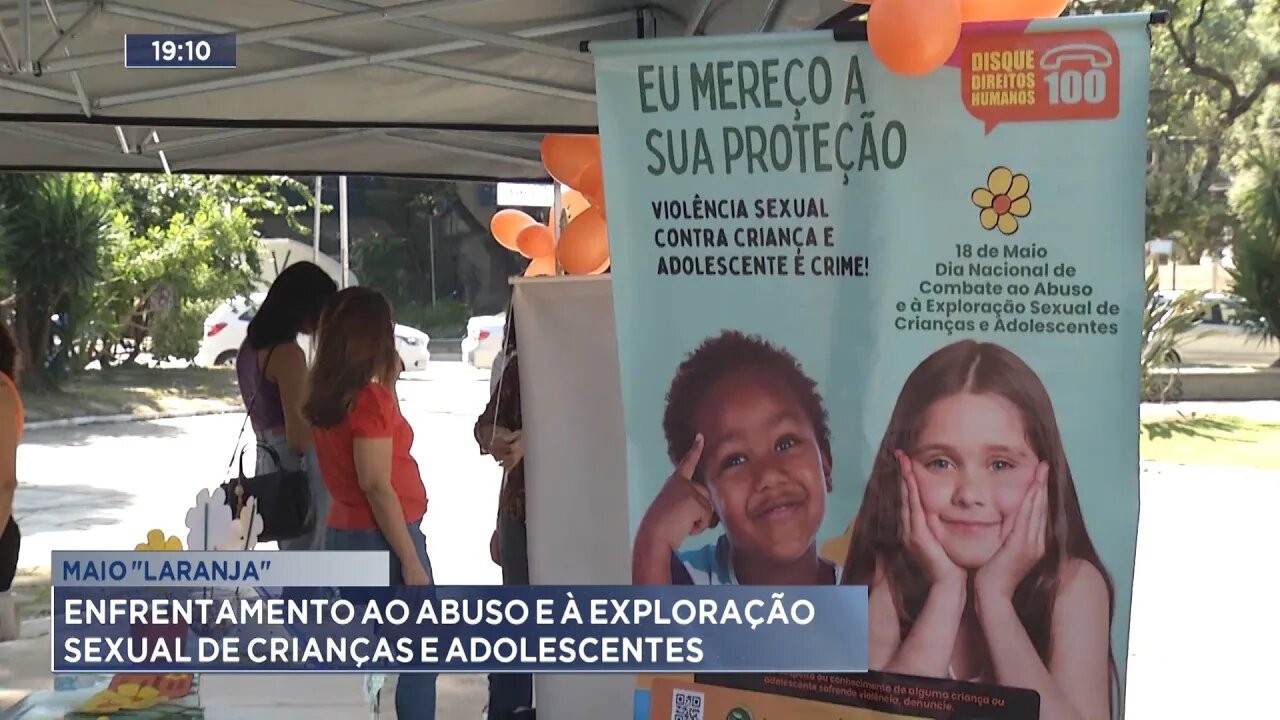 Maio Laranja: Enfrentamento ao Abuso e à Exploração Sexual de Crianças e Adolescentes.