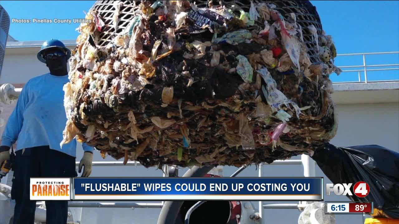 'Flushable' wipes aren't flushable, and they're causing thousands of dollars in damage