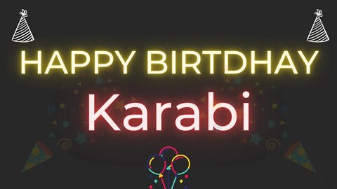 Happy Birthday to Karabi - Birthday Wish From Birthday Bash