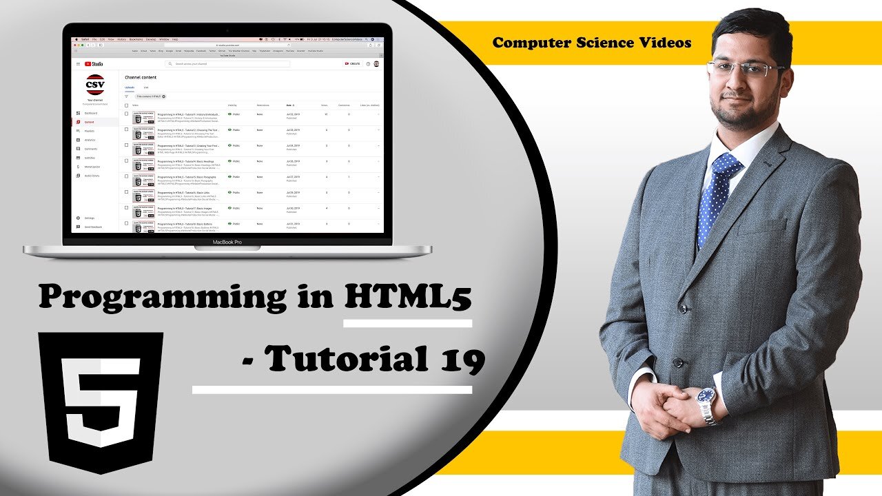 Programming In HTML5 - Tutorial 19 | HTML Styles - CSS