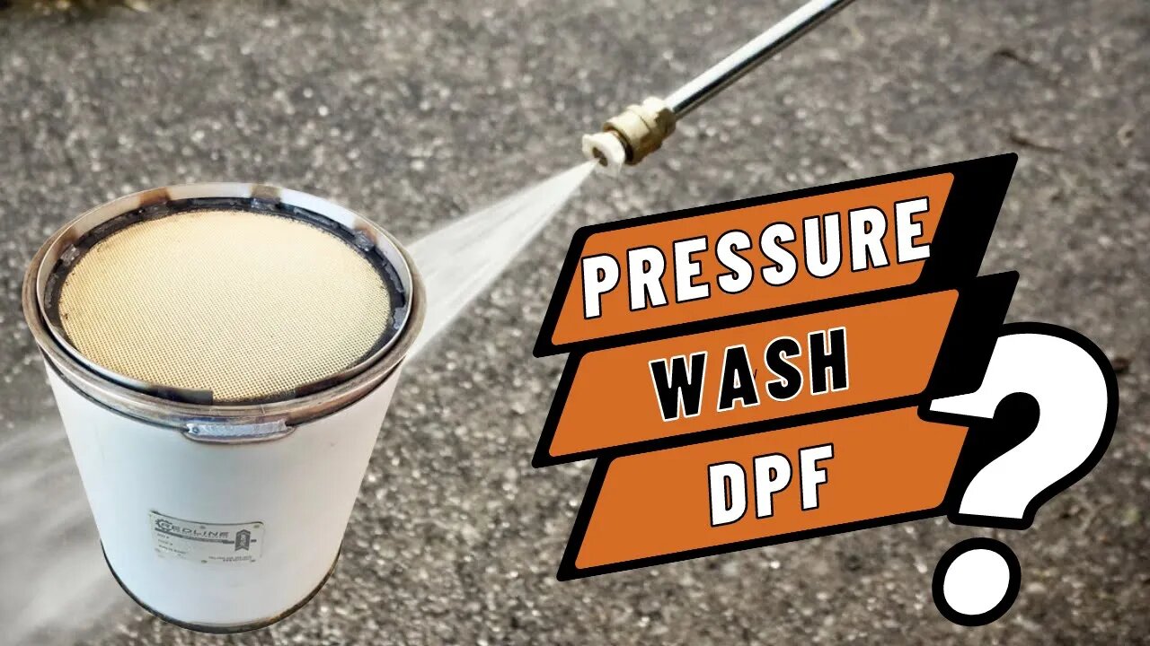 Should You Pressure Wash DPF (diesel particulate filter)?