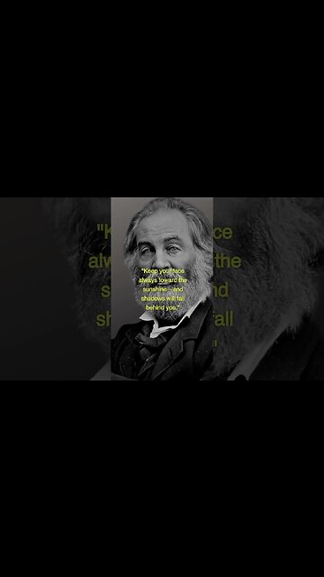 INSPIRATIONAL QUOTES BY Walt Whitman's - Best Quotes #quotes #shorts