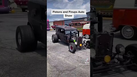 Pistons and Pinups Auto Show at Miles Through Time Automotive Museum in Clarkesville, GA