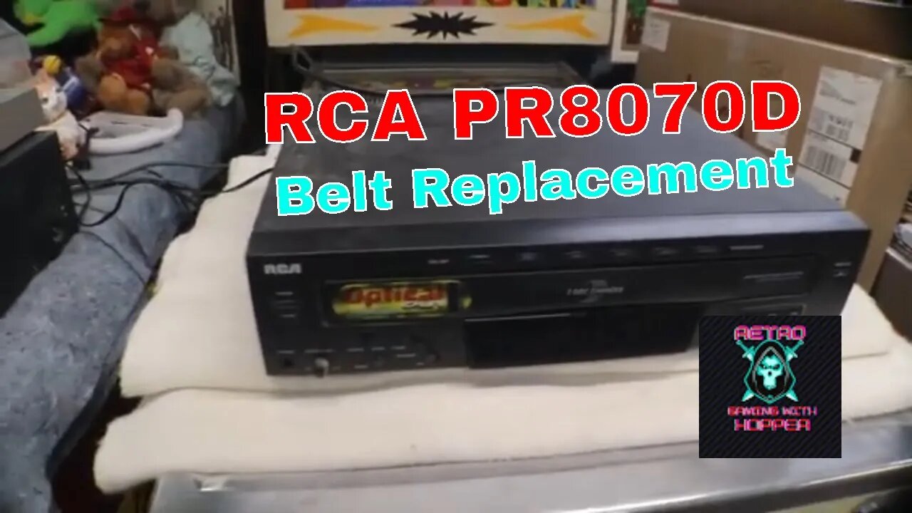 RCA PR8070D 5 Disc CD Changer Belt Replacement and Service