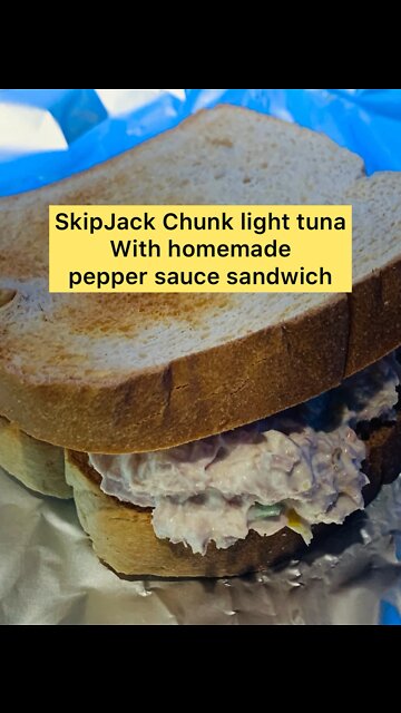 I Made Tuna Sandwich With Homemade Pepper Sauce!!!