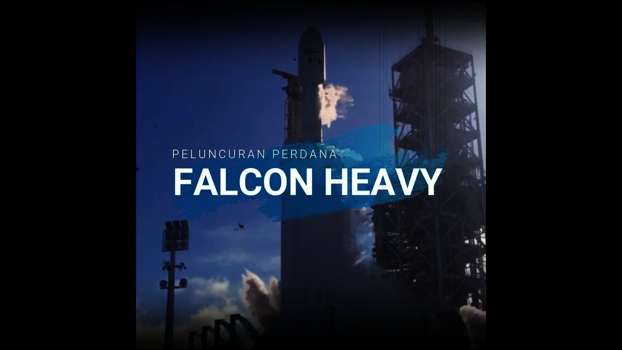 PELUNCURAN PERDANA SPACEX FALCON HEAVY #Shorts