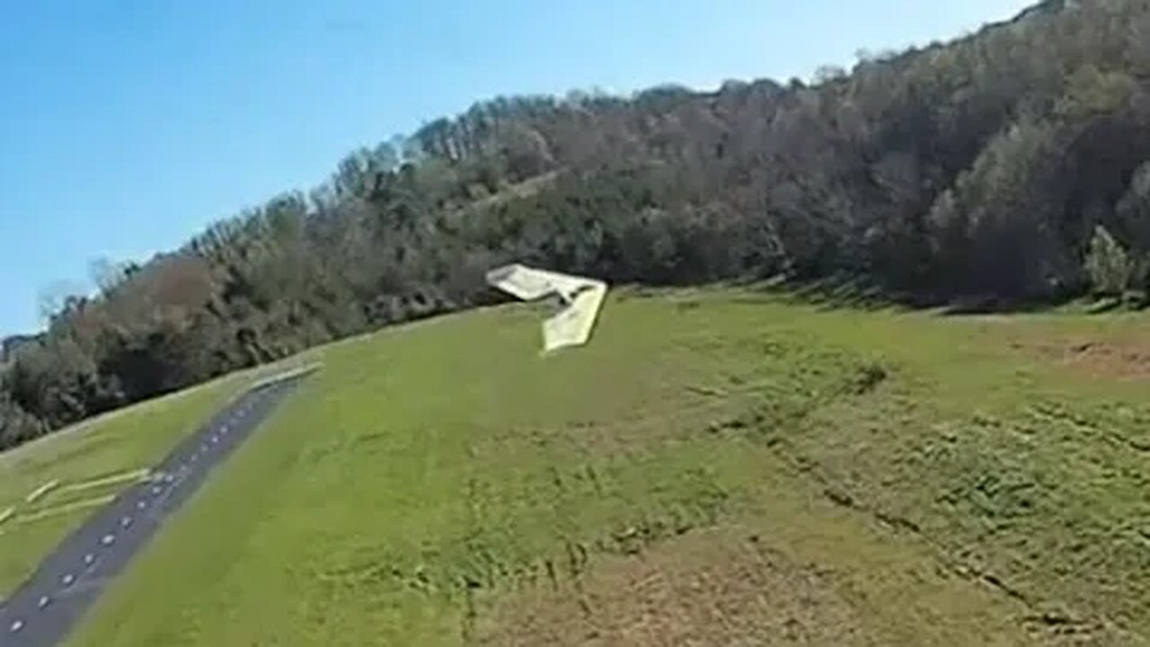 Keith N. Flying his wing. Beautiful day at JCRC.