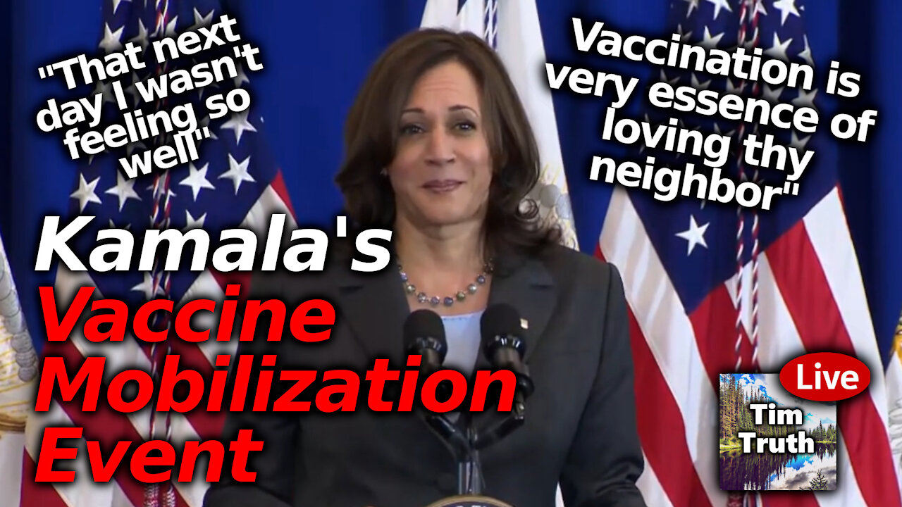 DOOR TO DOOR: Kamala Harris Vaccine Mobilization Event Live Commentary