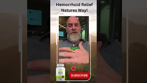 Sitting? Hemorrhoids?🔥 #hemorrhoidtreatment #piles #hemorrhoidrelief #naturalmedicine #supplements