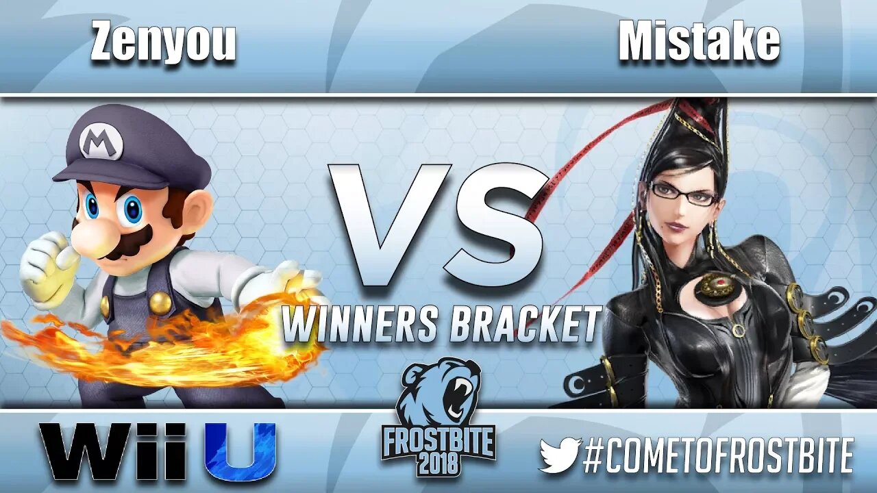 eM | Zenyou (Mario) vs. EMG | Mistake (Bayonetta) - Wii U Top 48 - Frostbite 2018