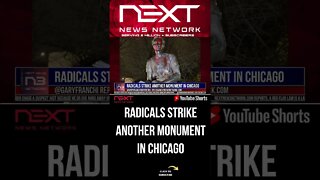 Radicals Strike Another Monument In Chicago #shorts