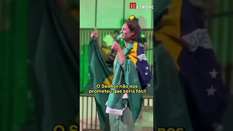 Estamos sendo perseguidos e injustiçados, diz Michelle Bolsonaro