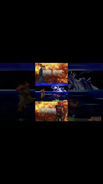 MUGEN SUDDEN DEATH | Evil Ryu VS Akuma #shorts #mugen #streetfighter