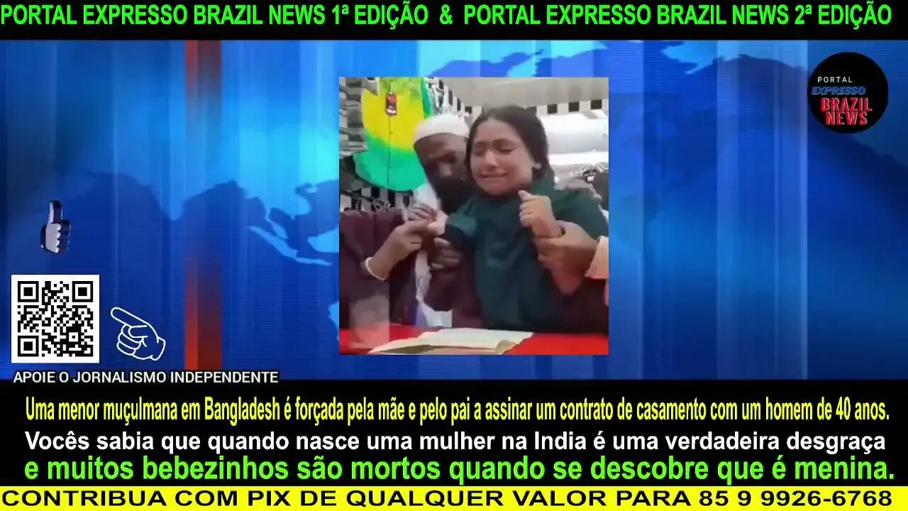 Uma menor muçulmana é forçada pela mãe e pelo pai a assinar um casamento com um homem de 40 anos.