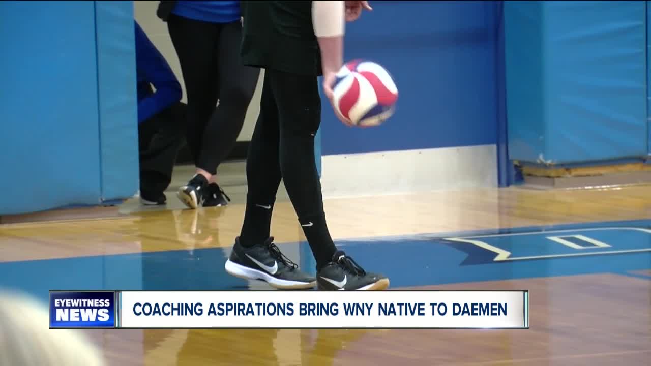 Aspiring coach brings volleyball career to Western New York