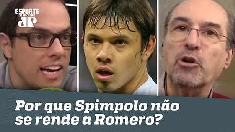 Por que Spimpolo não se rende a Romero? DEBATE PEGA FOGO!