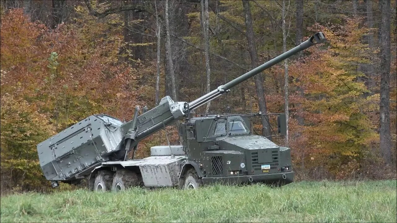 Swedish Armed Forces demonstrate Archer Artillery System at Bold Quest 21