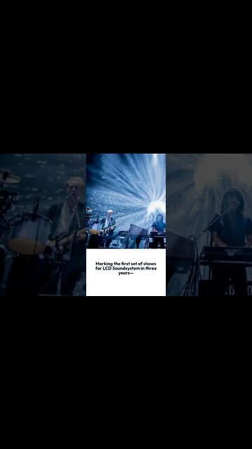 LCD Soundsystem Cancel Final Residency Dates #shorts