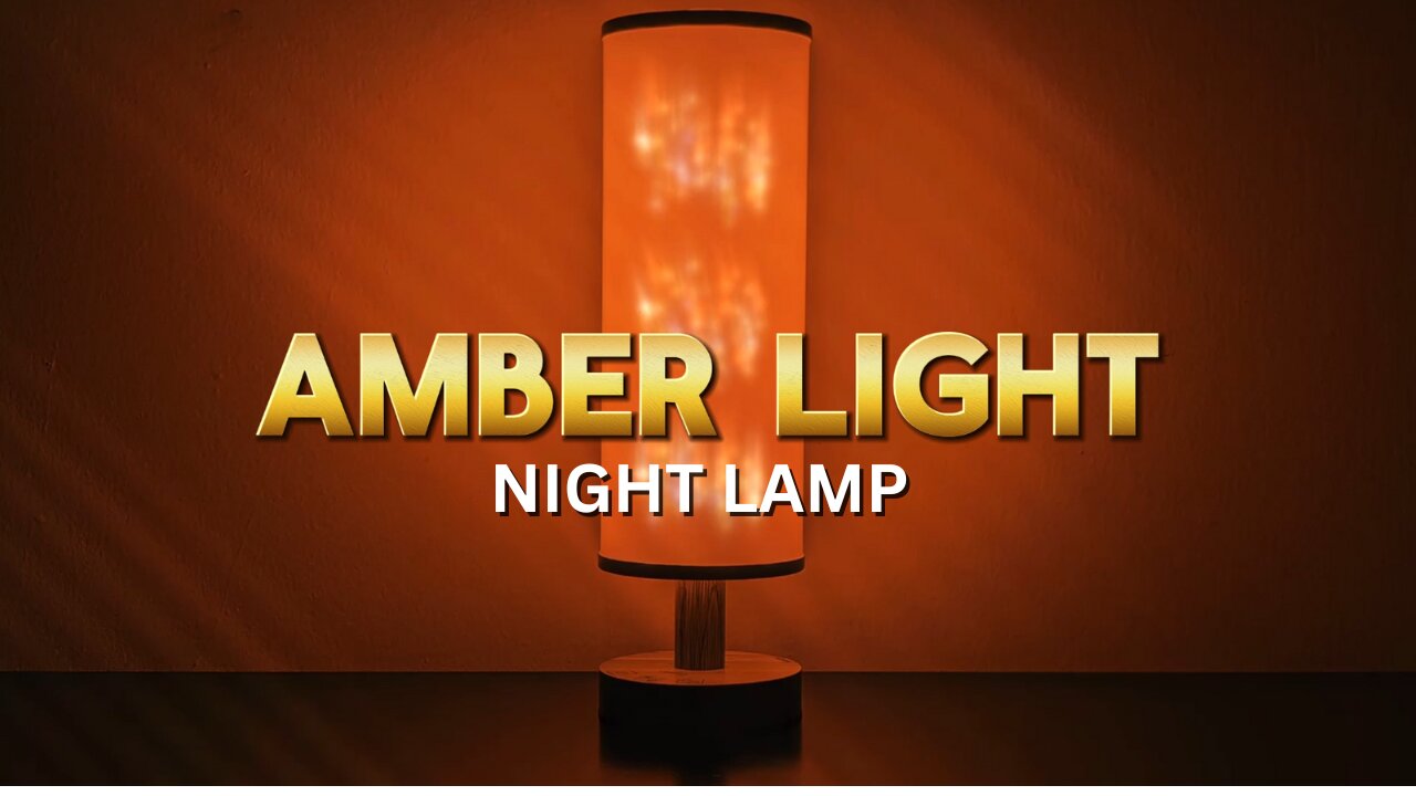 Amber Glowing Lamp / Night Light