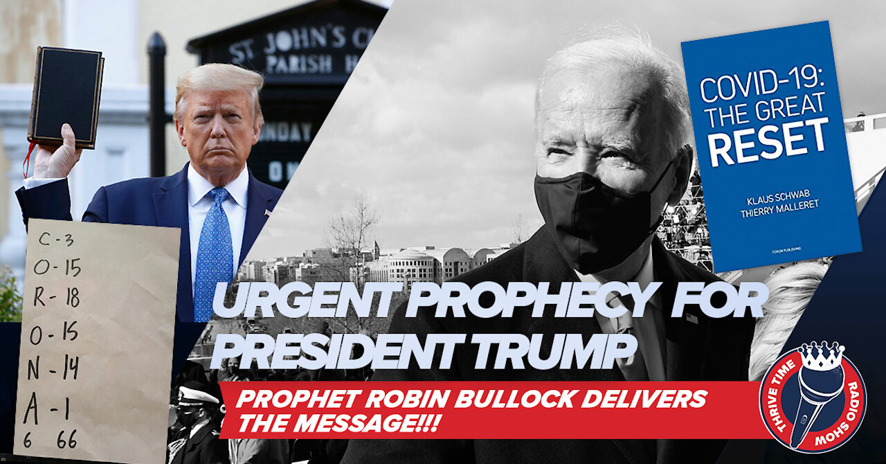 URGENT PROPHECY SPECIFICALLY FOR PRESIDENT TRUMP!!! Prophet Robin Bullock Delivers the Message