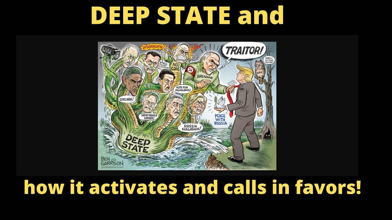 How This All Works and Sleepers and Deep State Activates