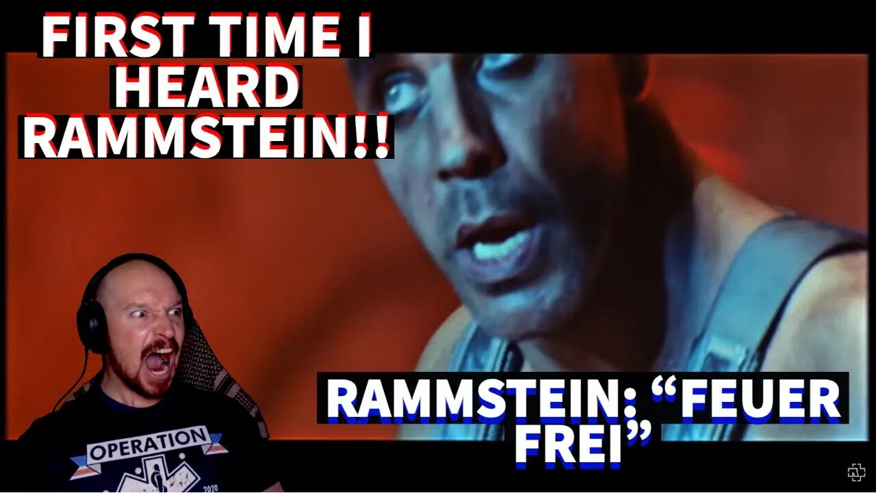 FIRST TIME HEARING RAMMSTEIN! "Feuer Frei" (Reaction) This is where it started....