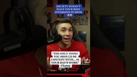 SOCIETY DOESN’T HAVE YOUR BEST INTERESTS IN MIND‼️🗣️😱