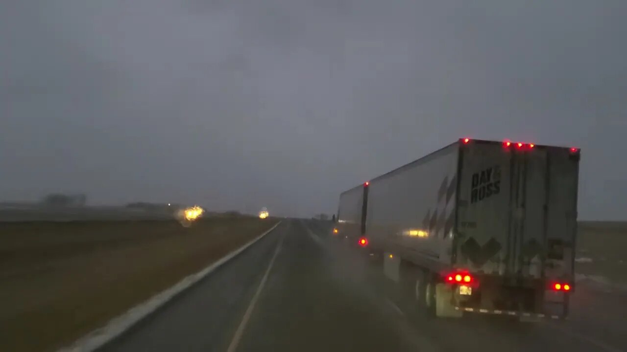 Passing everyone during an ice storm