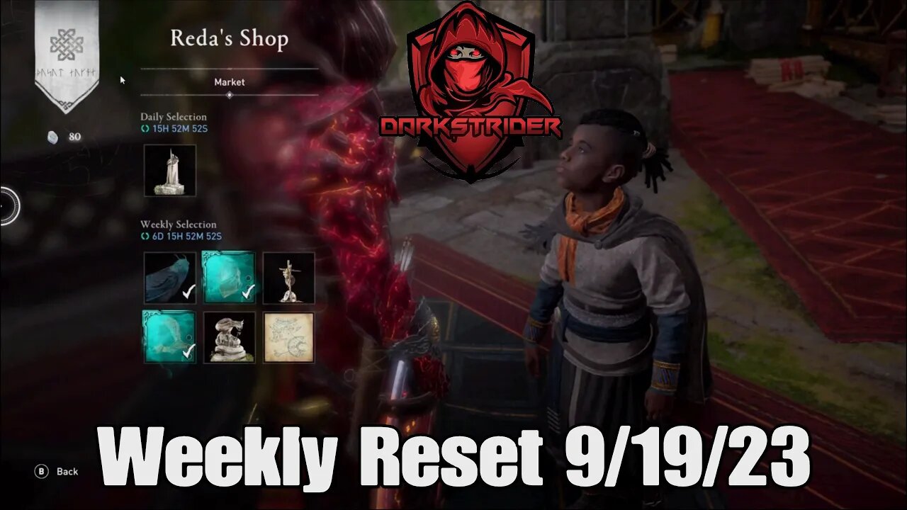 Assassin's Creed Valhalla- Weekly Reset 9/19/23