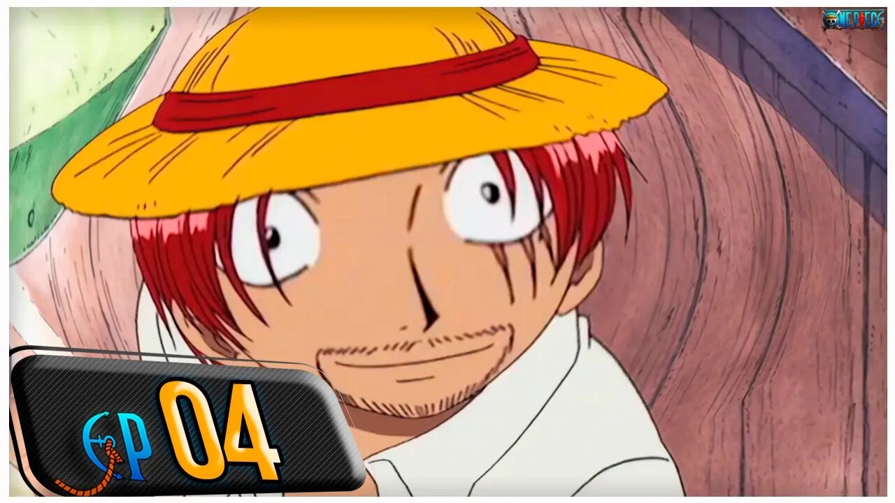 O PASSADO DE LUFFY, ENTRA EM CENA SHANKS, O RUIVO! (RESUMO ONE PIECE EP 4)