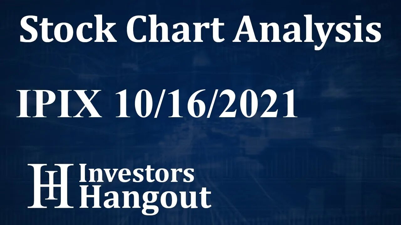 IPIX Stock Chart Analysis Innovation Pharmaceuticals Inc. - 10-16-2021