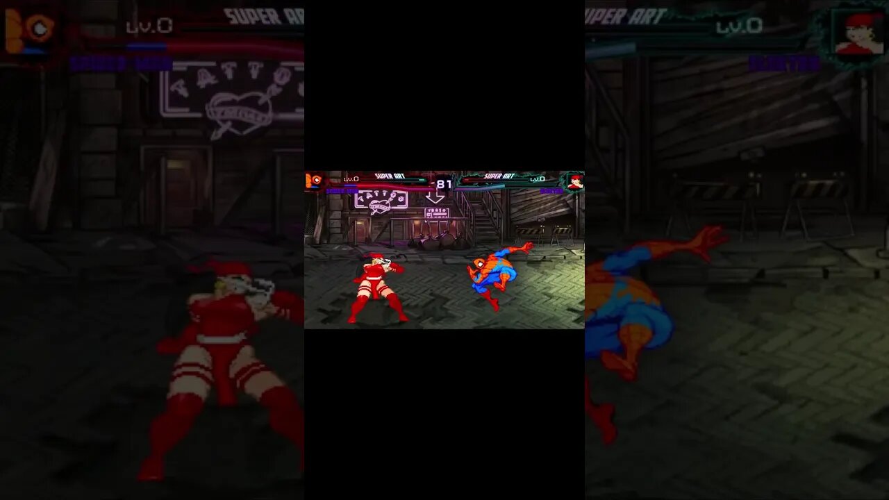 Mugen: Spiderman vs Elektra