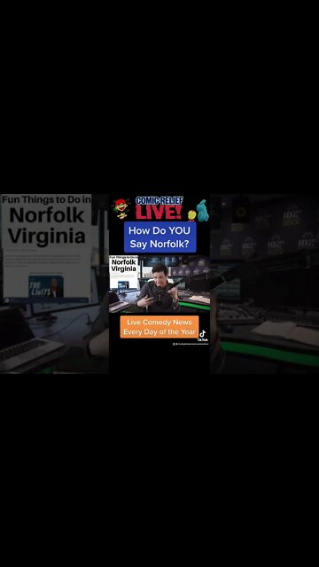 How NOT to Say Norfolk! 🤣😂 #comedyshorts #funnyshorts #comedynews