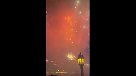 New year fireworks in Denmark 🇩🇰 # Copenhagen #colorfullights #beautiful