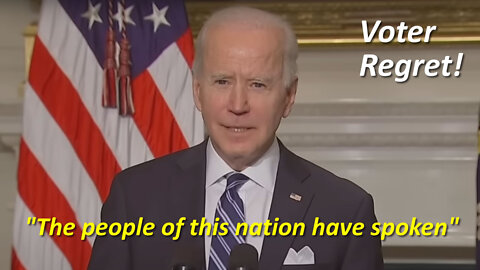 Biden voters regret their 2020 vote...