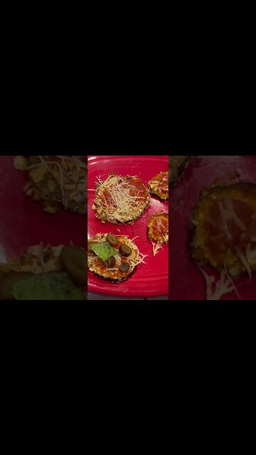 Egg plant parm complete #taste-good#budgetdinner #dadcook#eggplant #artichoke #italian #freshveg