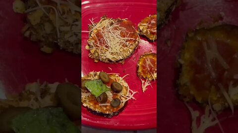 Egg plant parm complete #taste-good#budgetdinner #dadcook#eggplant #artichoke #italian #freshveg