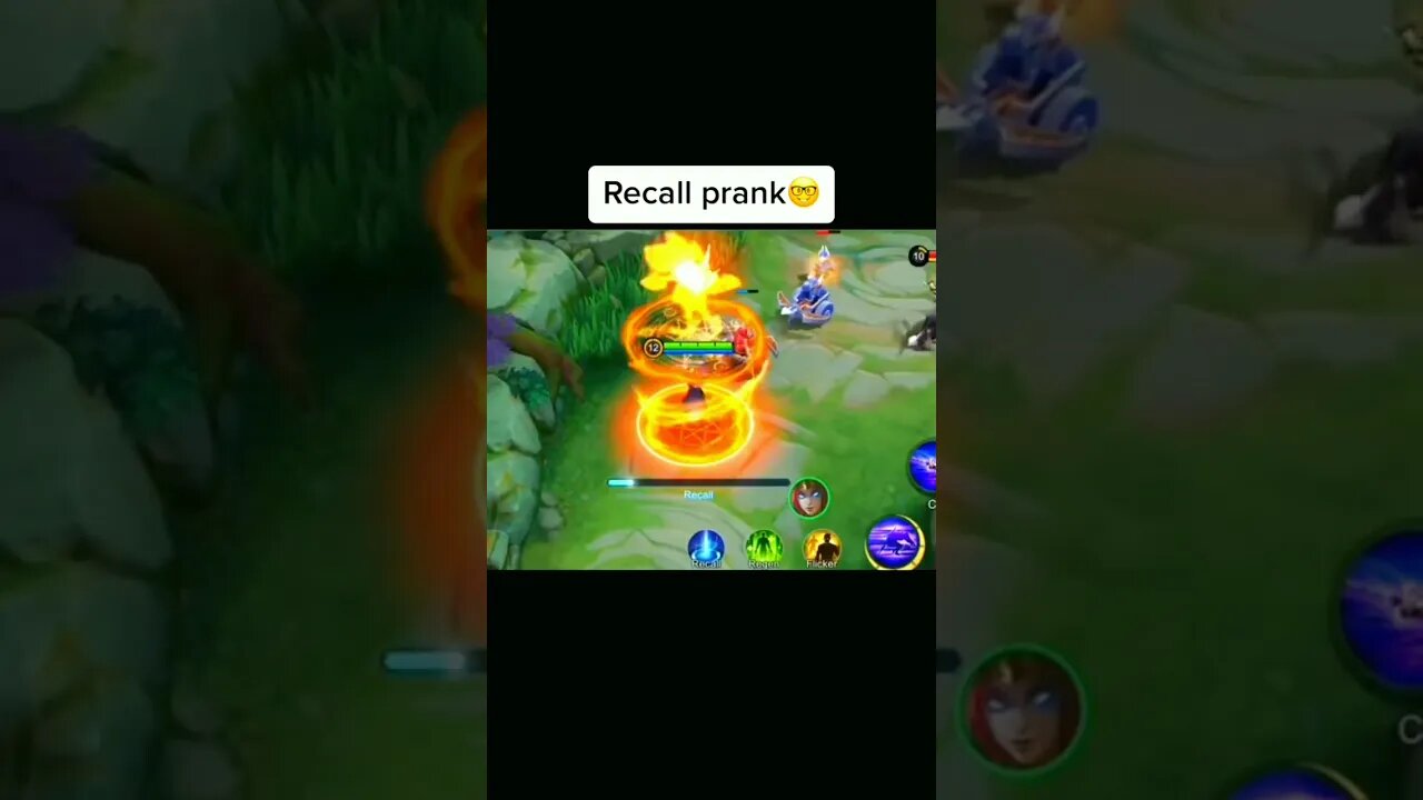 RECALL PRANK #mobilelegend #mpl #mlbb #mplid #rrq #ml