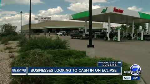 Businesses looking to cash in on Solar Eclipse