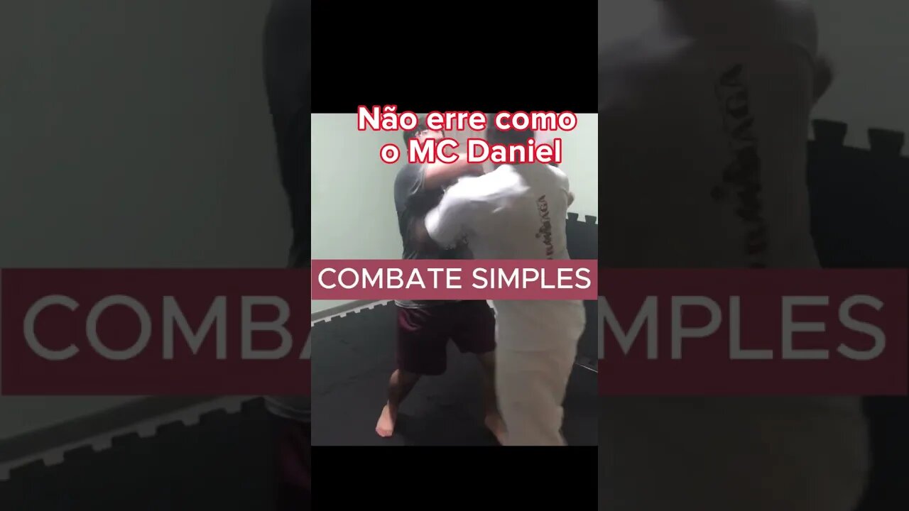 Não erre como o MC Daniel - #mma #kravmaga #defesapessoal #segurança #esporte #combate #aracaju